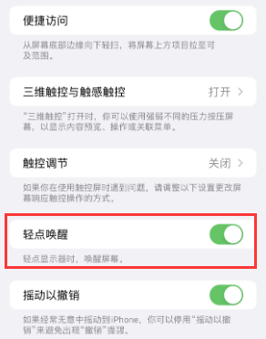 张店苹果授权维修站分享iPhone轻点无法唤醒怎么办 