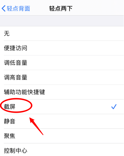 张店苹果手机维修分享iPhone12如何启用双击截屏 